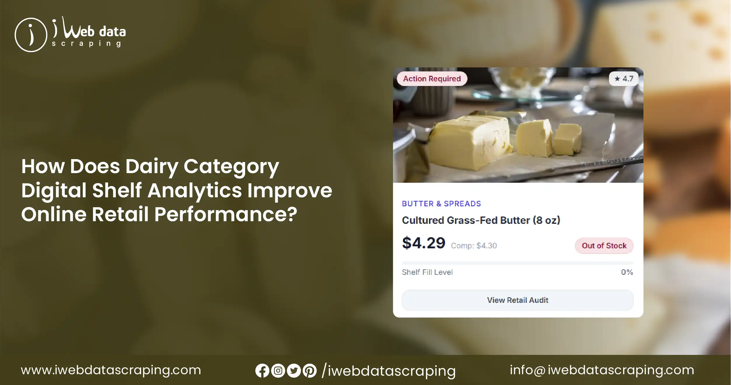 How Does Dairy Category Digital Shelf Analytics Improve Online Retail Performanc